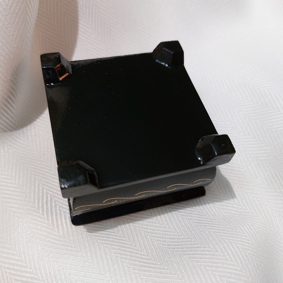 Lacquer Miniature Small Box Trinket Russia Russian Folk Craft Hand Painted 🎨 - Picture 8 of 8